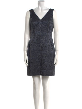 etcetera V-Neck Mini Dress