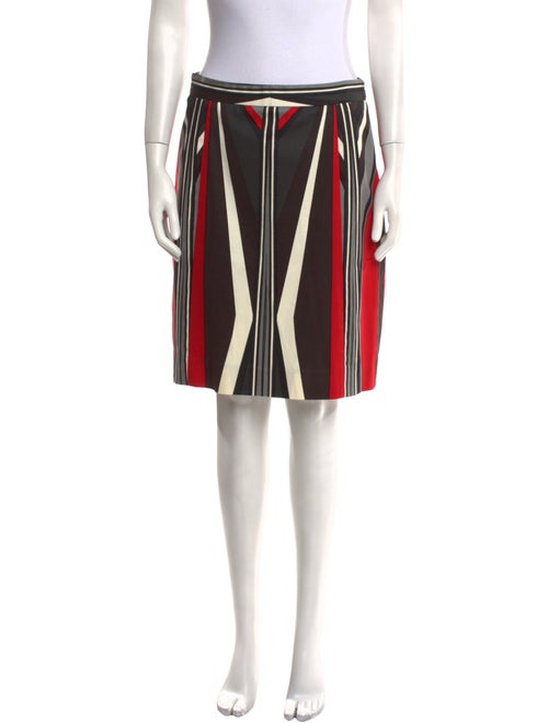 etcetera Striped Knee-Length Skirt