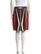 etcetera Striped Knee-Length Skirt