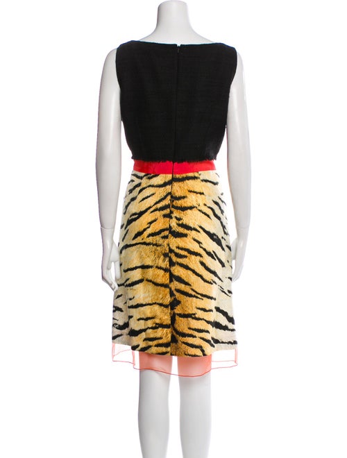 etcetera Animal Print Knee-Length Dress