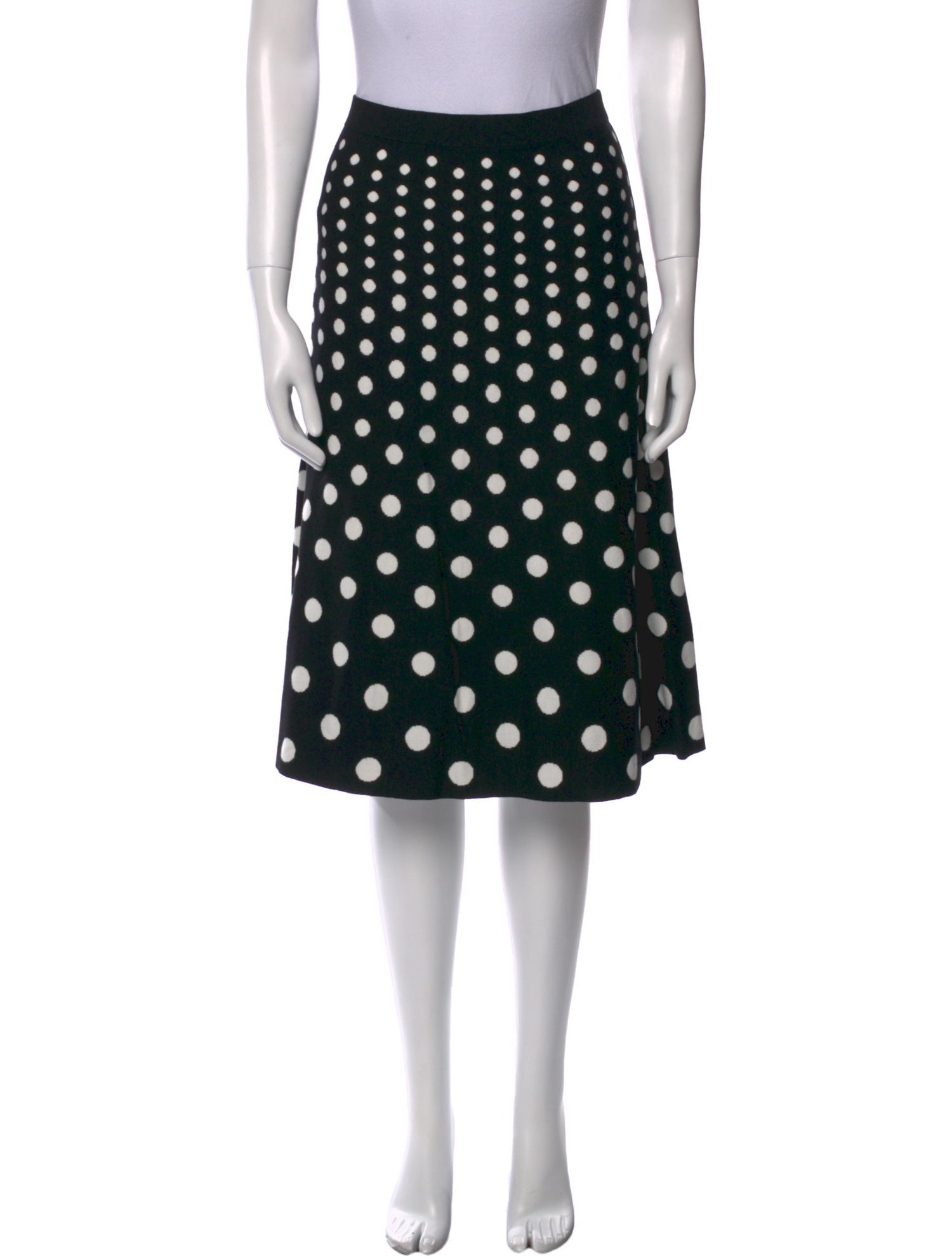 etcetera Polka Dot Print Knee-Length Skirt w/ Tags