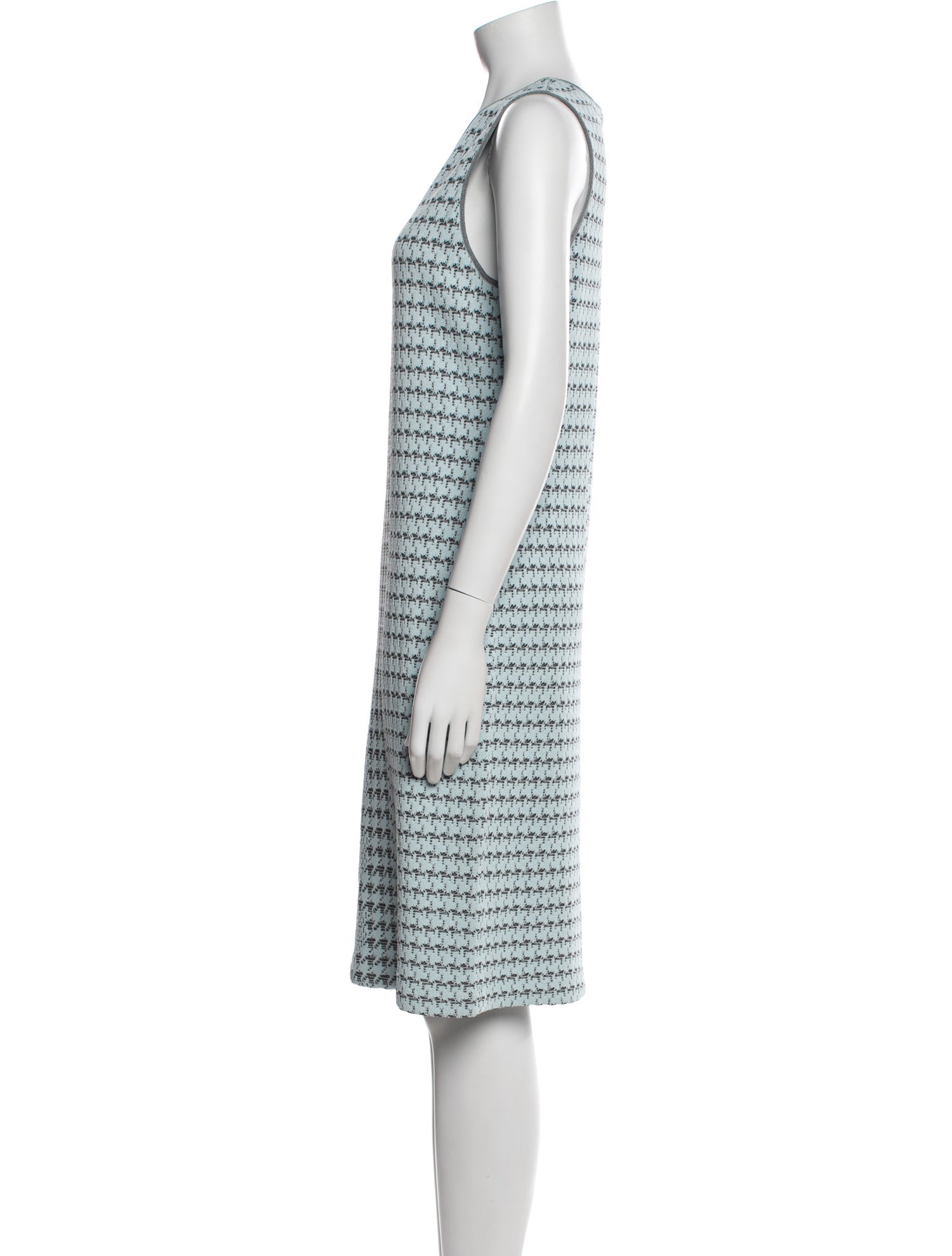 etcetera Striped Knee-Length Dress w/ Tags