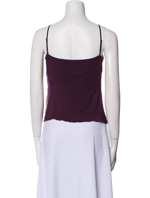 etcetera Silk Floral Print Crop Top