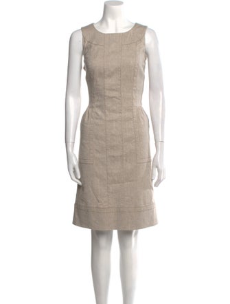 etcetera Scoop Neck Knee-Length Dress