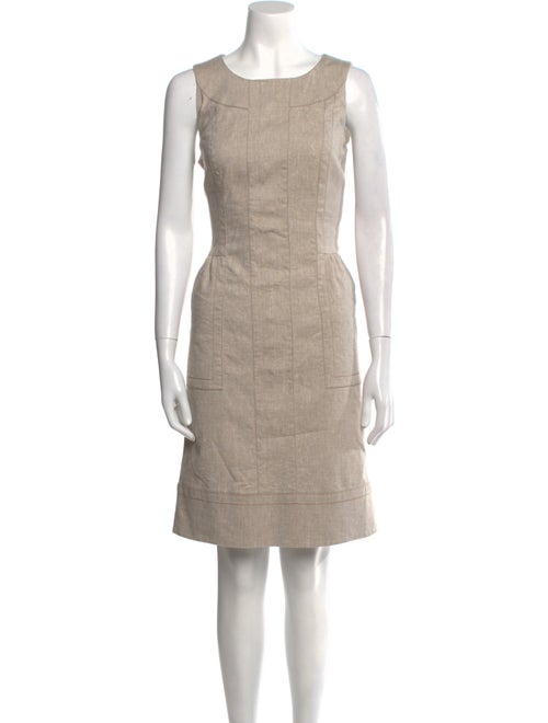 etcetera Scoop Neck Knee-Length Dress