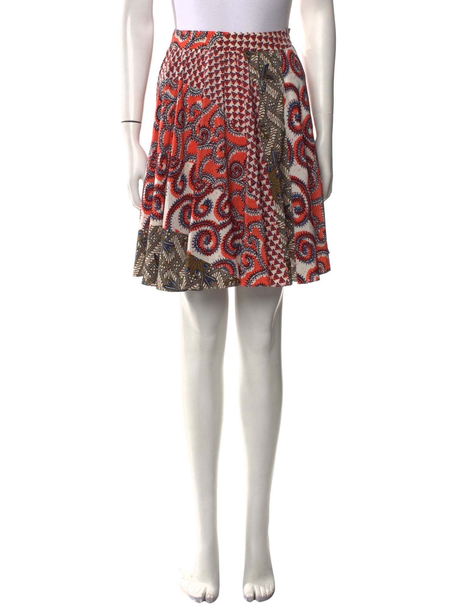 etcetera Silk Knee-Length Skirt