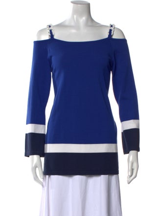 etcetera Square Neckline Long Sleeve Top