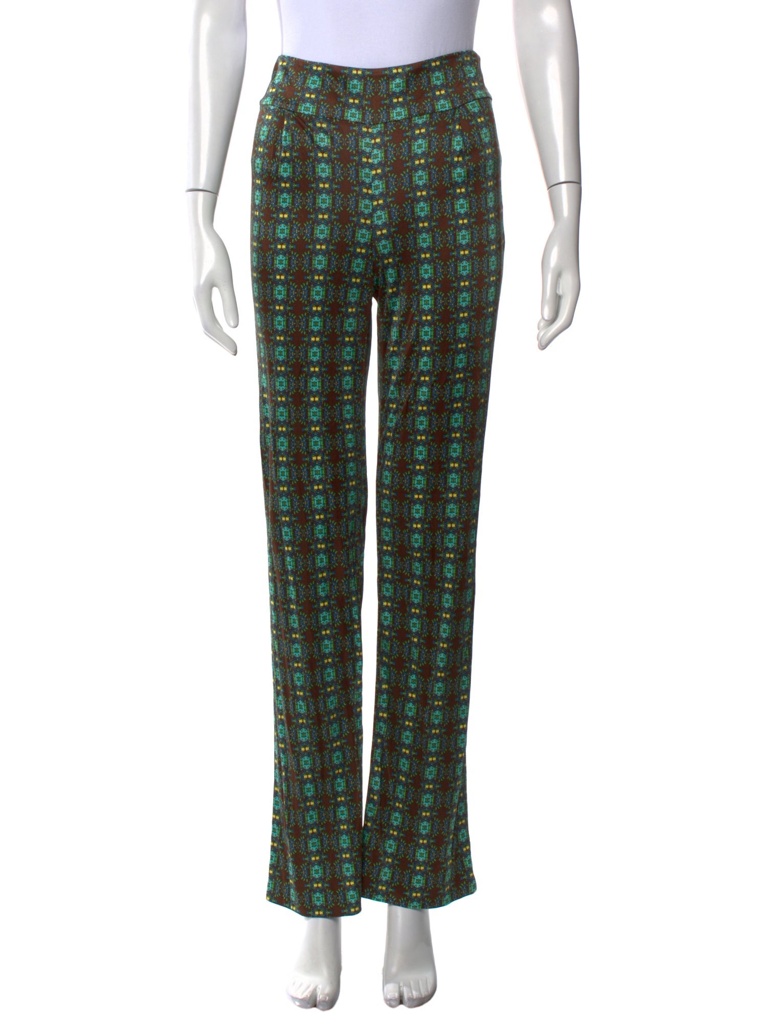 etcetera Paisley Print Straight Leg Pants