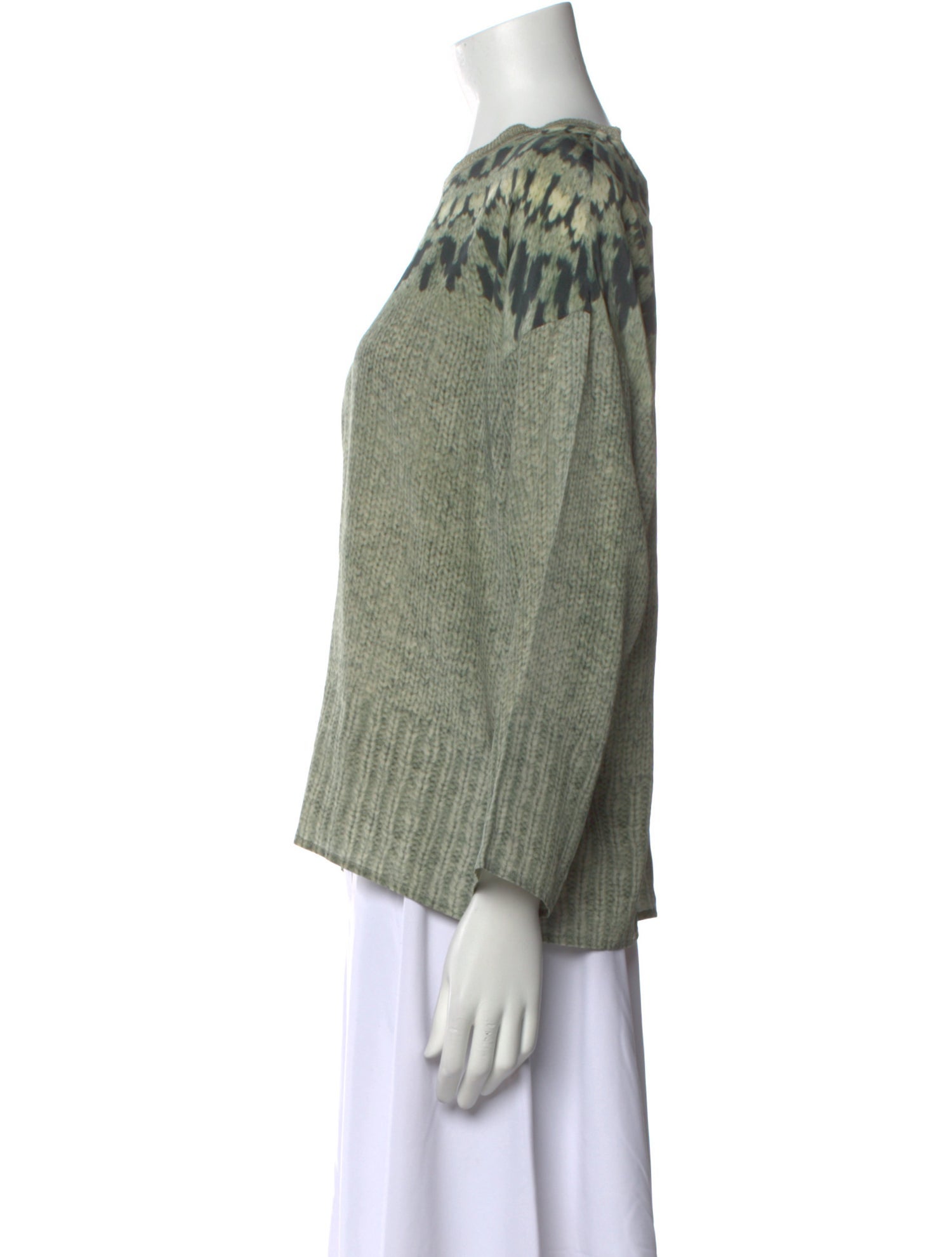 etcetera Silk Scoop Neck Top