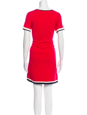 etcetera V-Neck Mini Dress