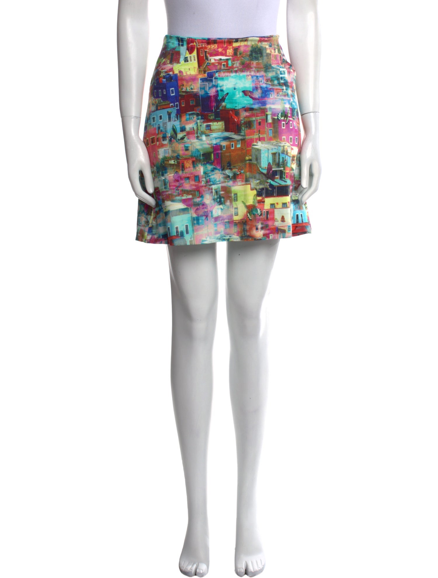 etcetera Printed Mini Skirt