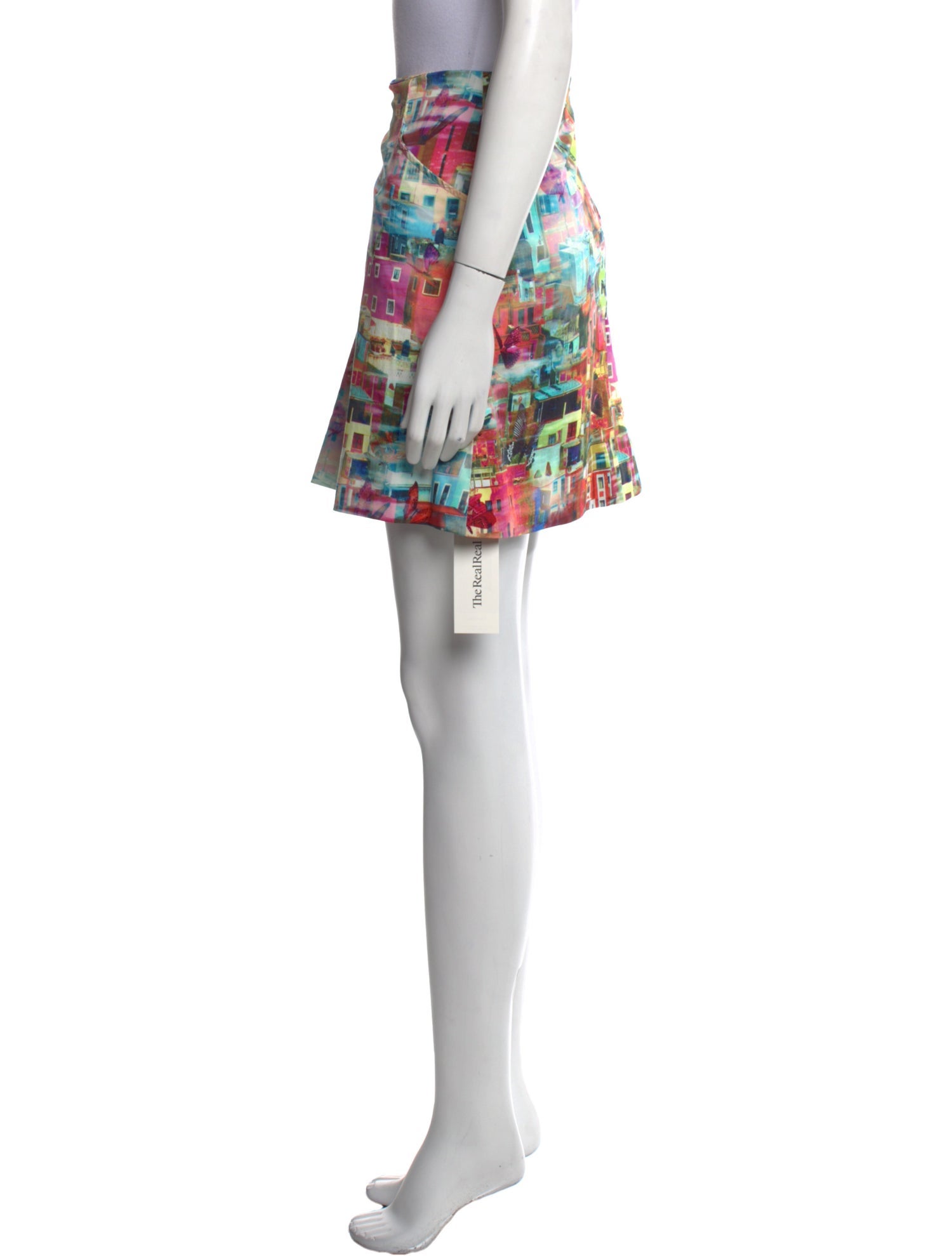 etcetera Printed Mini Skirt