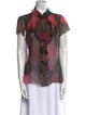 etcetera Silk Printed Blouse