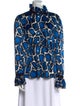 etcetera Silk Printed Blouse