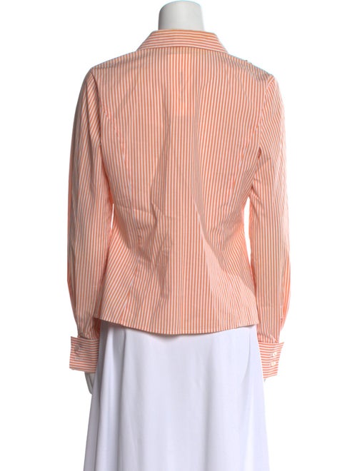 etcetera Striped Long Sleeve Button-Up Top