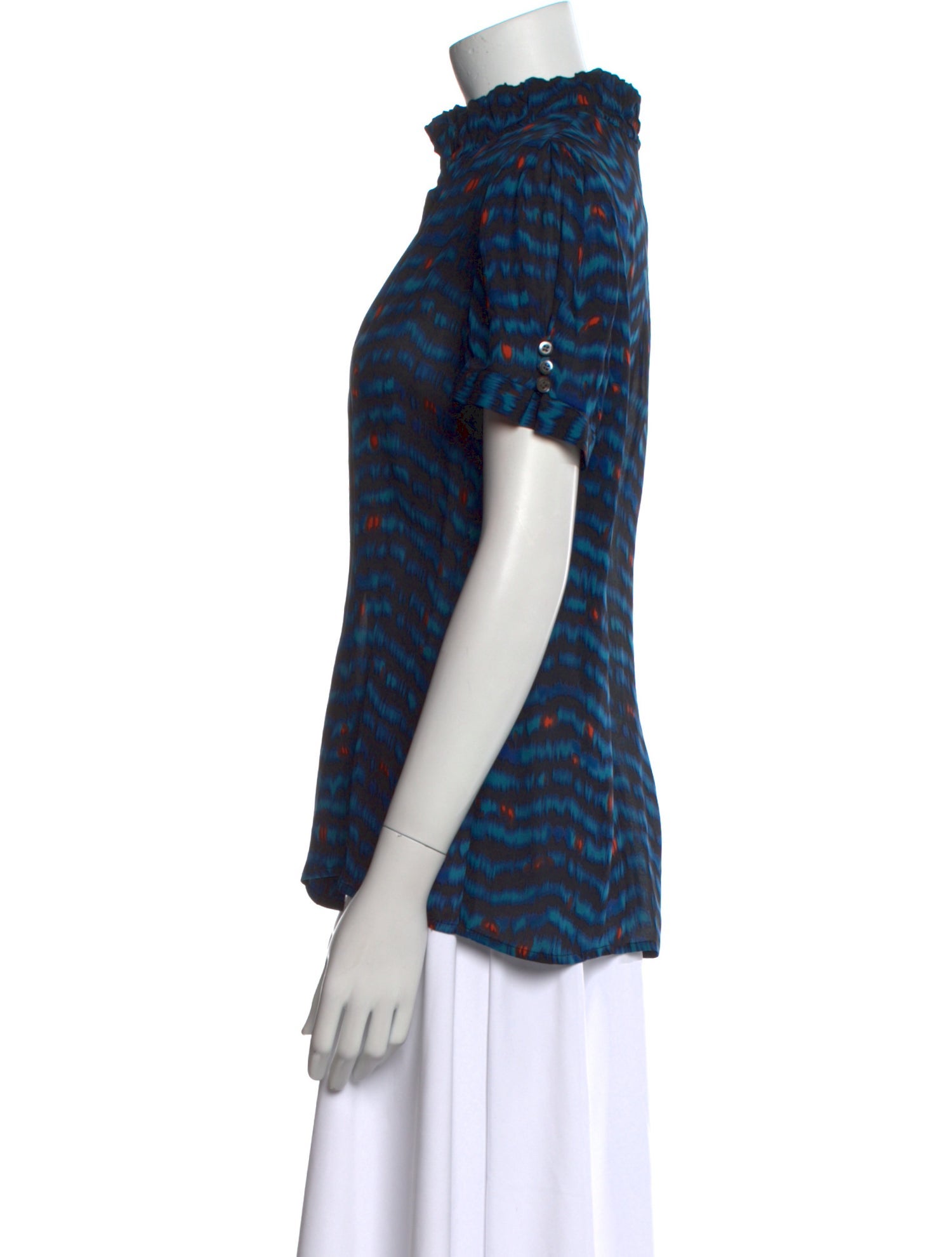 etcetera Silk Printed Blouse