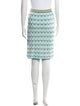 etcetera Striped Knee-Length Skirt