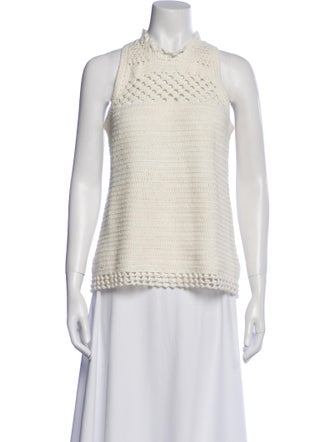 etcetera Mock Neck Sleeveless Top