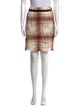 etcetera Plaid Print Mini Skirt