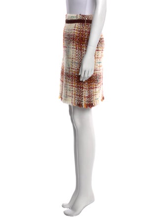 etcetera Plaid Print Mini Skirt