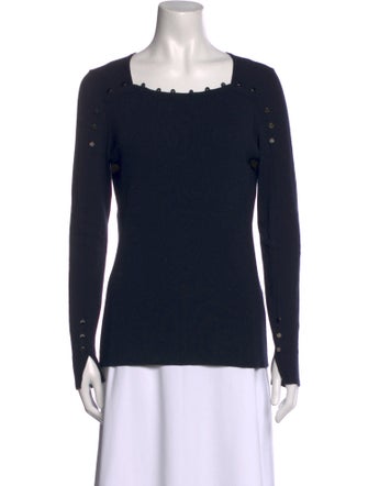 etcetera Square Neckline Long Sleeve Top