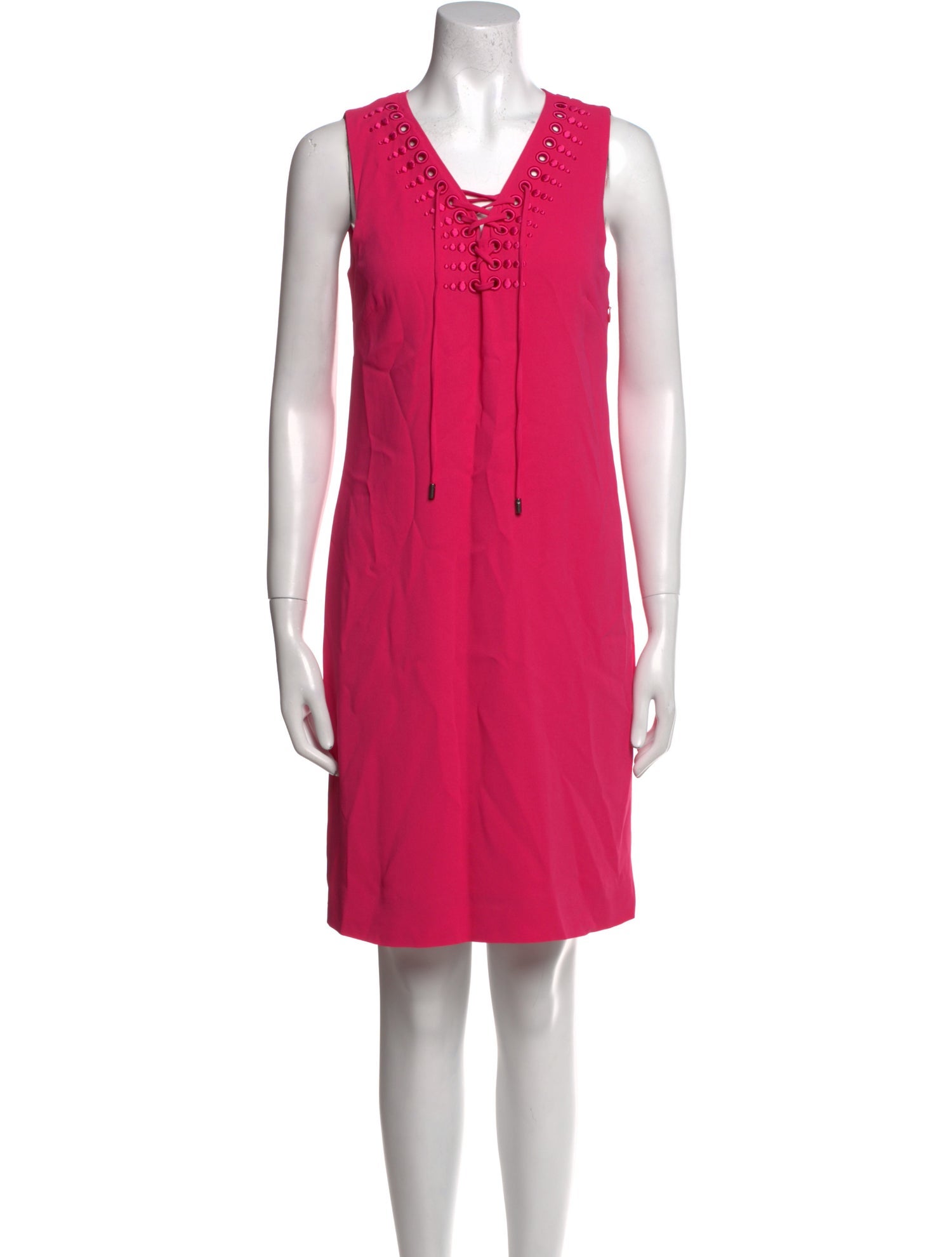 etcetera V-Neck Mini Dress