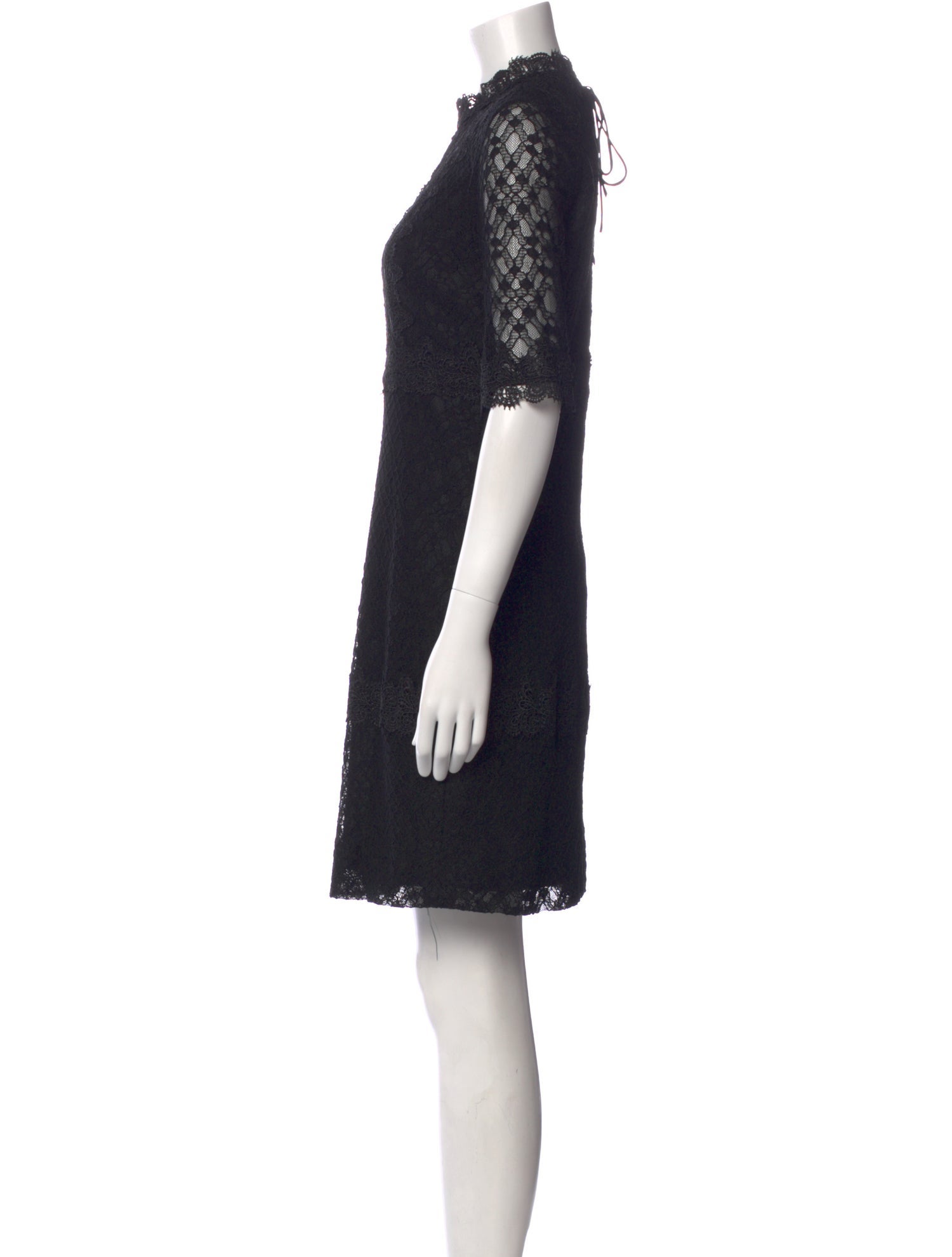 etcetera Mock Neck Knee-Length Dress