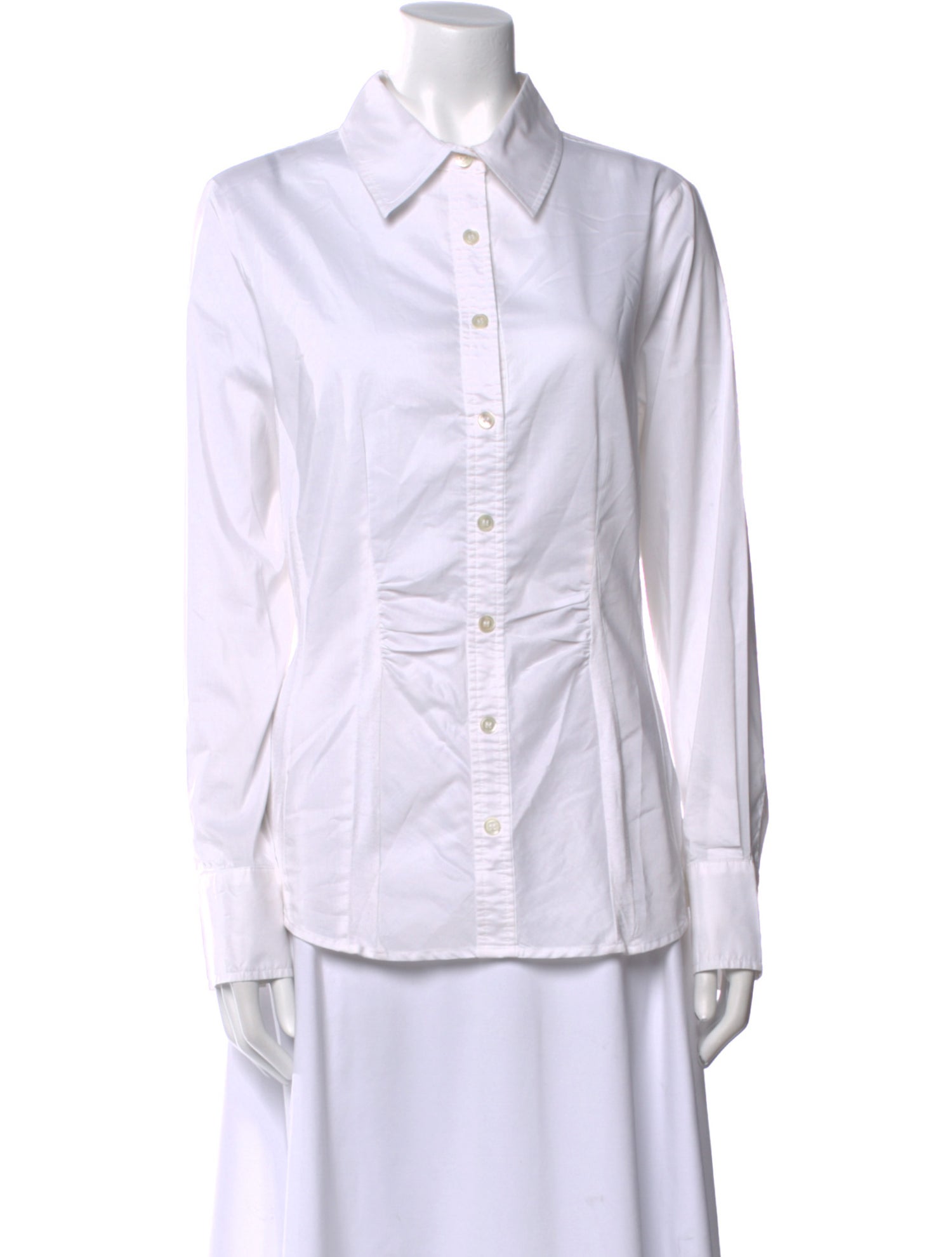 etcetera Long Sleeve Button-Up Top