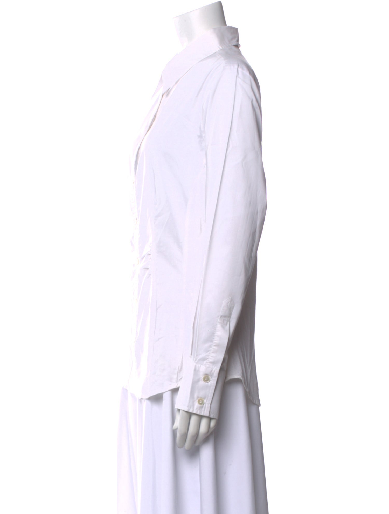 etcetera Long Sleeve Button-Up Top