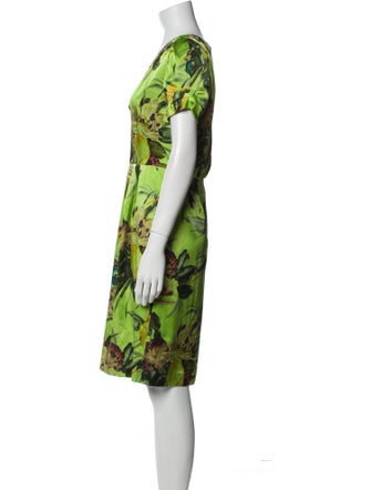 etcetera Silk Knee-Length Dress