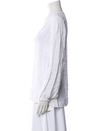 etcetera V-Neck Long Sleeve Blouse