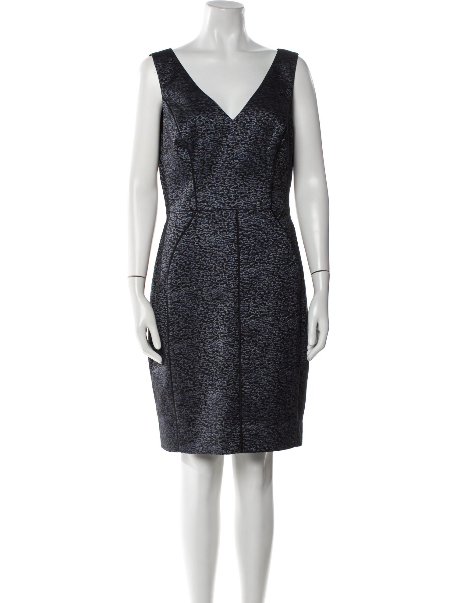 etcetera V-Neck Knee-Length Dress