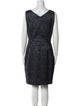 etcetera V-Neck Knee-Length Dress