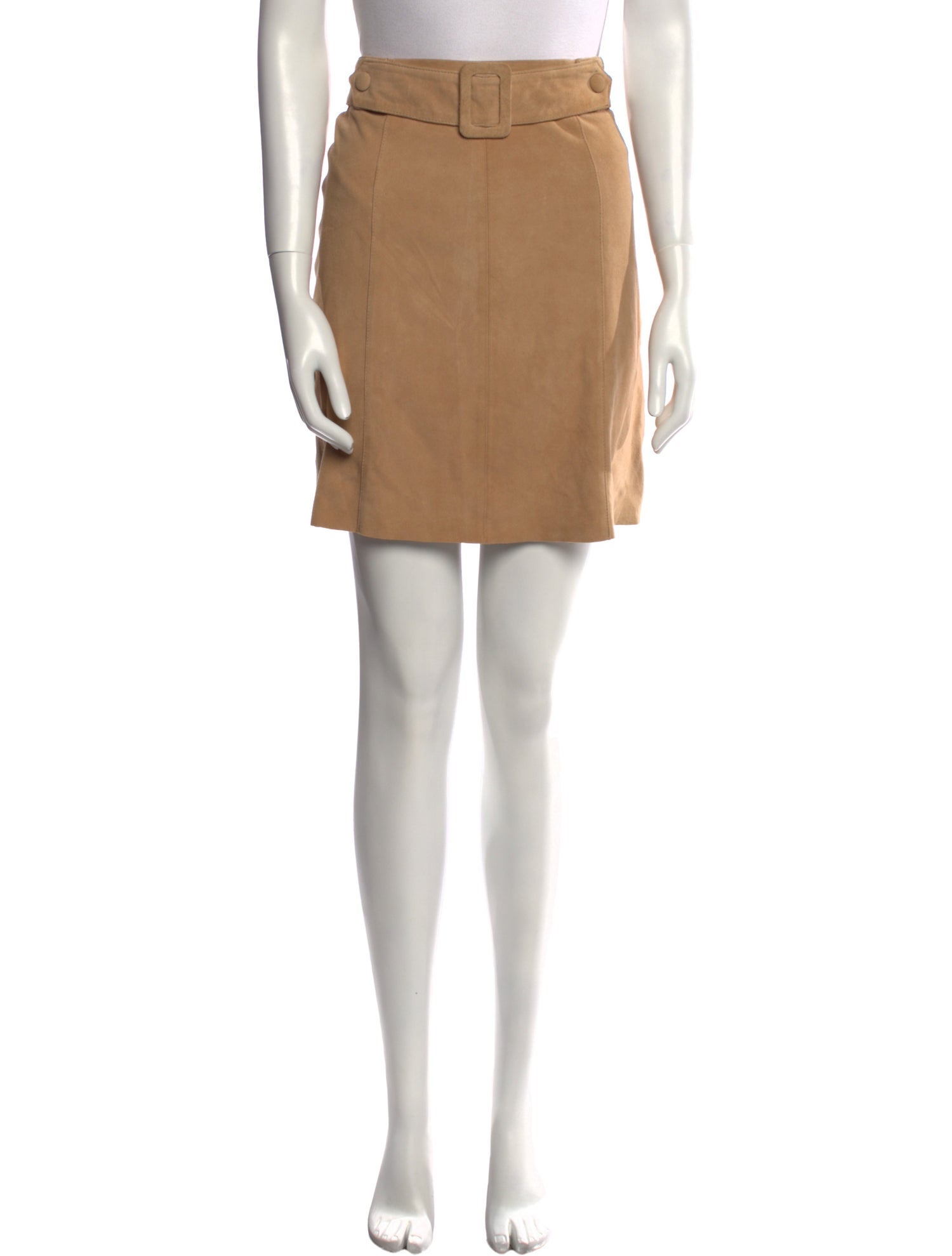 etcetera Suede Mini Skirt