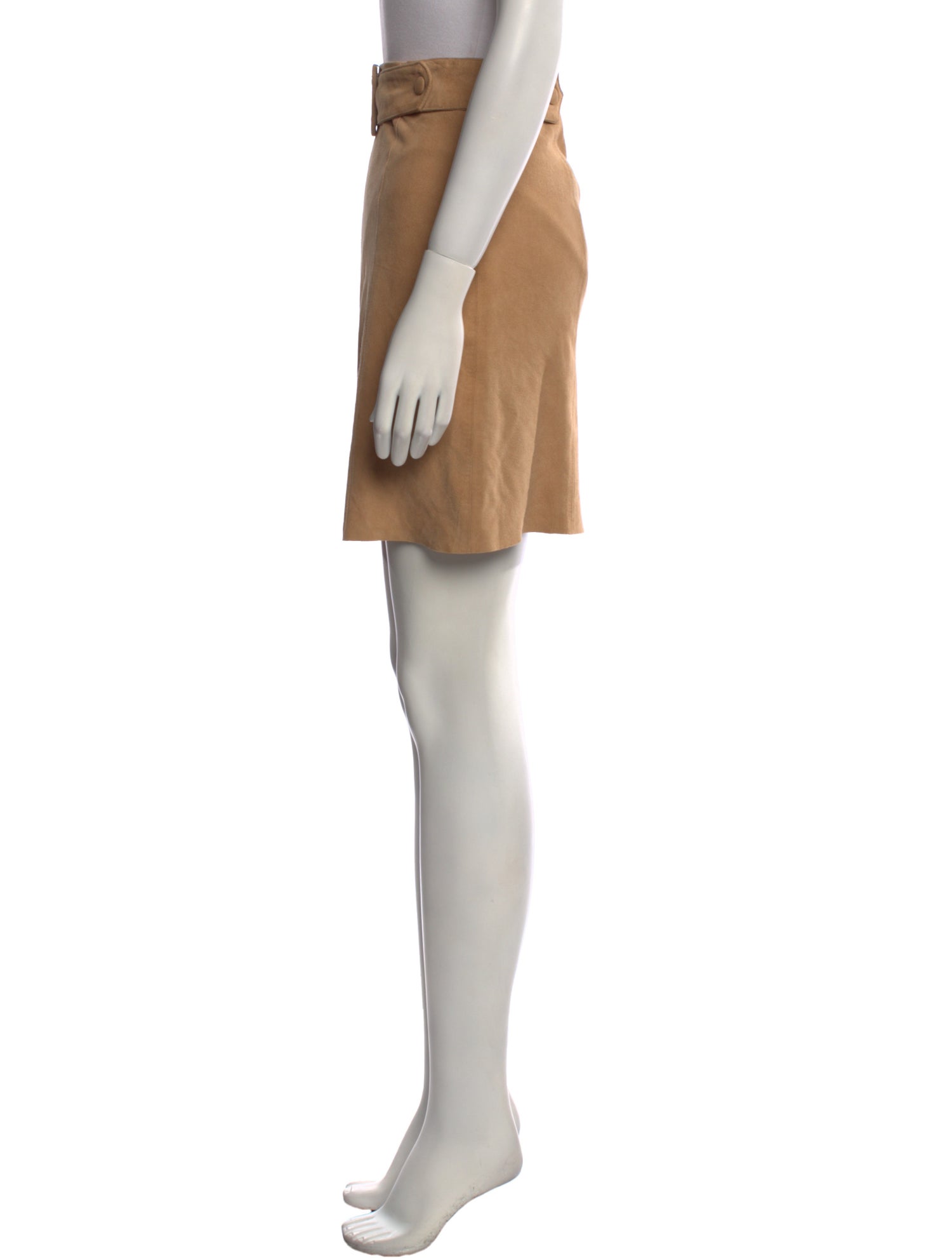 etcetera Suede Mini Skirt