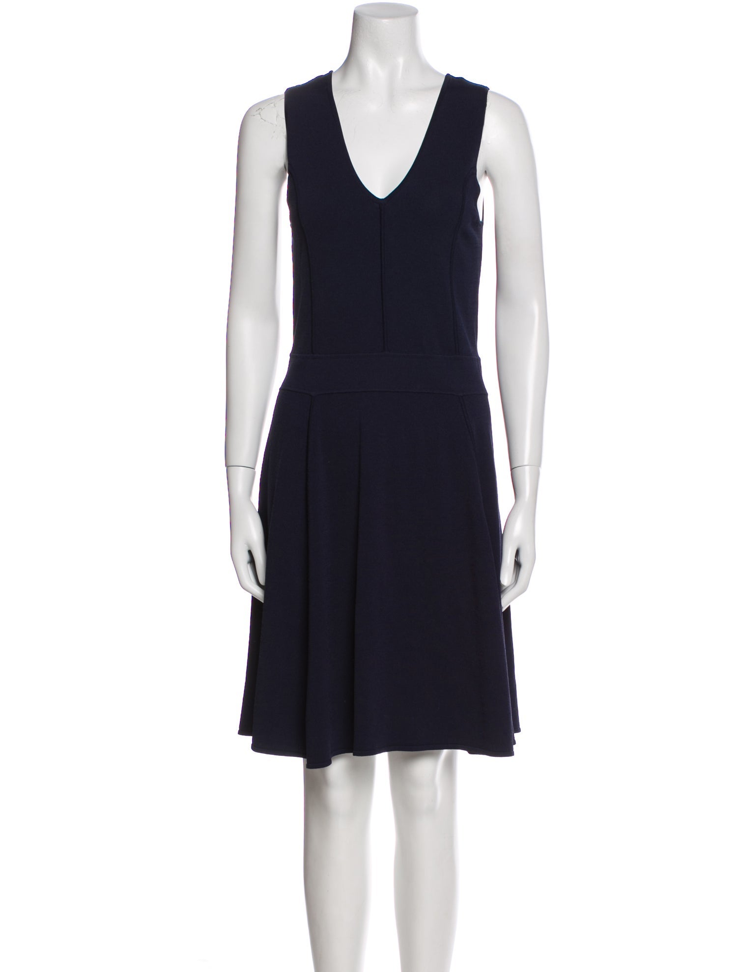 etcetera V-Neck Knee-Length Dress