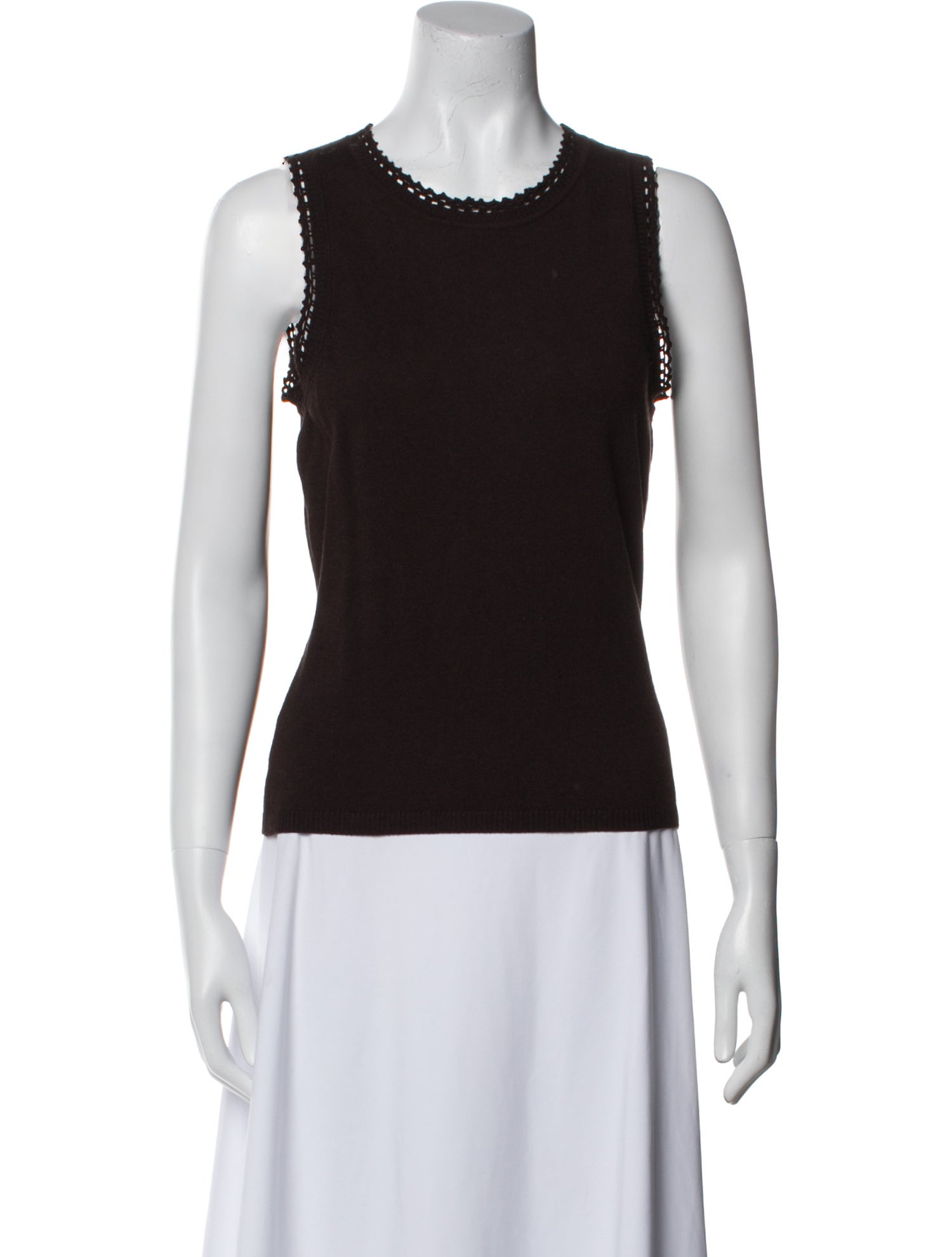 etcetera Silk Crew Neck Top