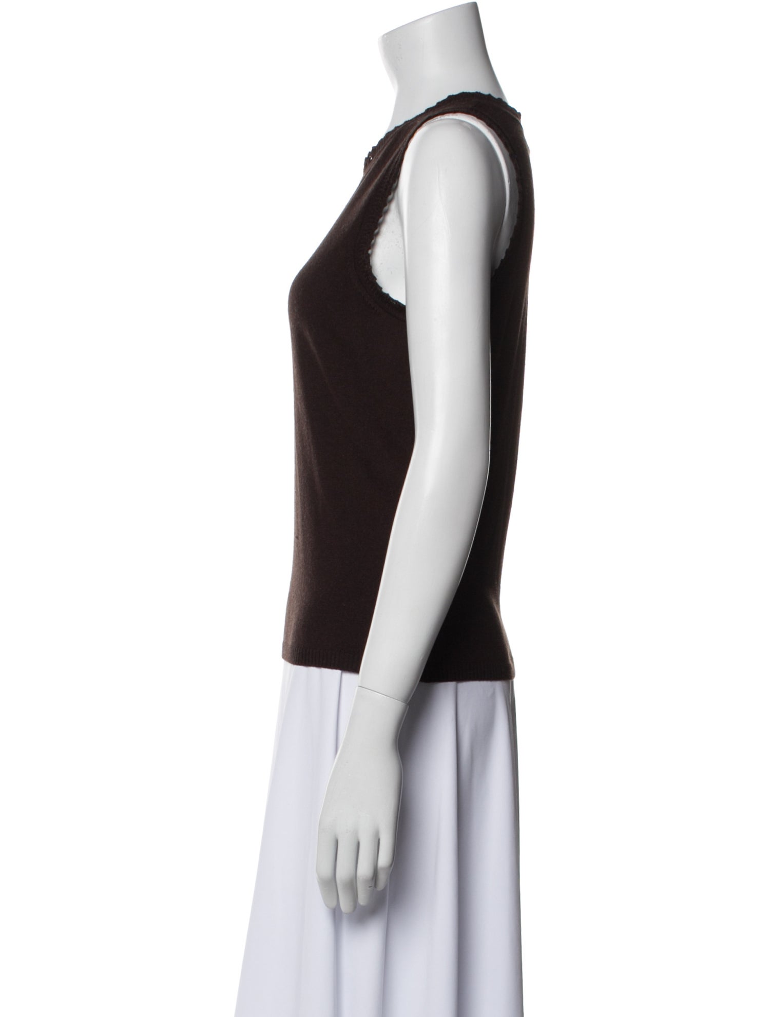 etcetera Silk Crew Neck Top