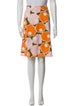 etcetera Floral Print Knee-Length Skirt