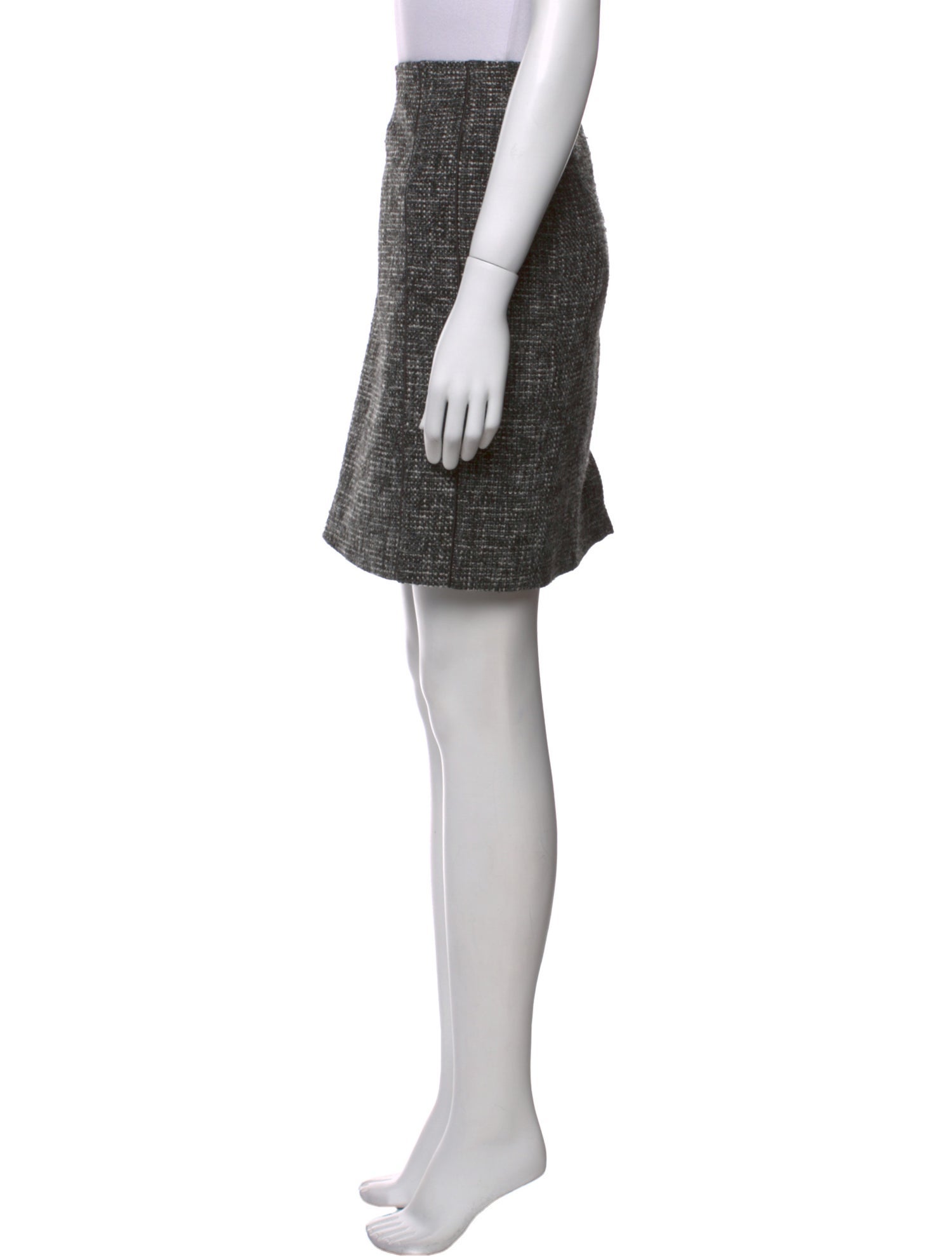 etcetera Tweed Pattern Mini Skirt