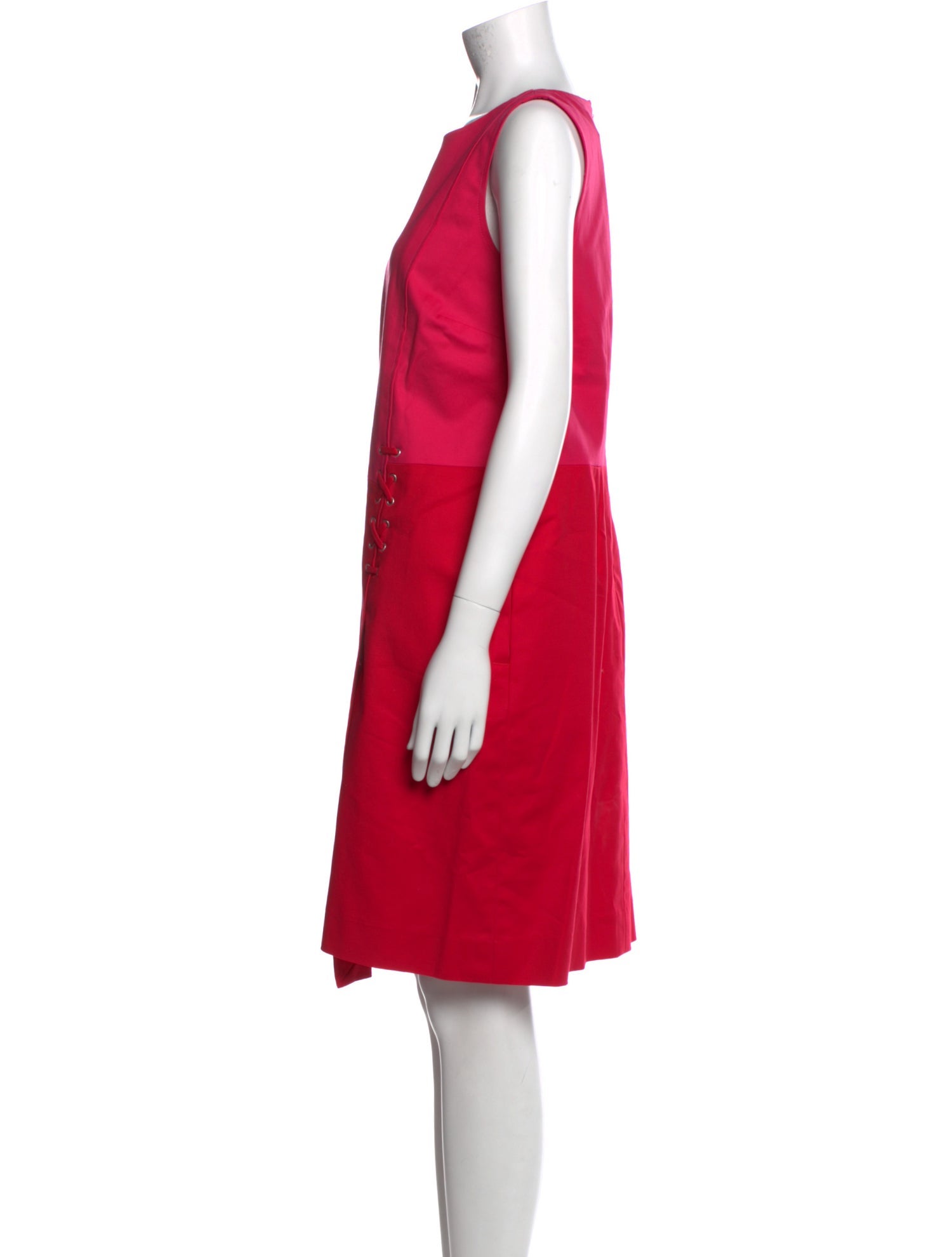 etcetera Bateau Neckline Knee-Length Dress