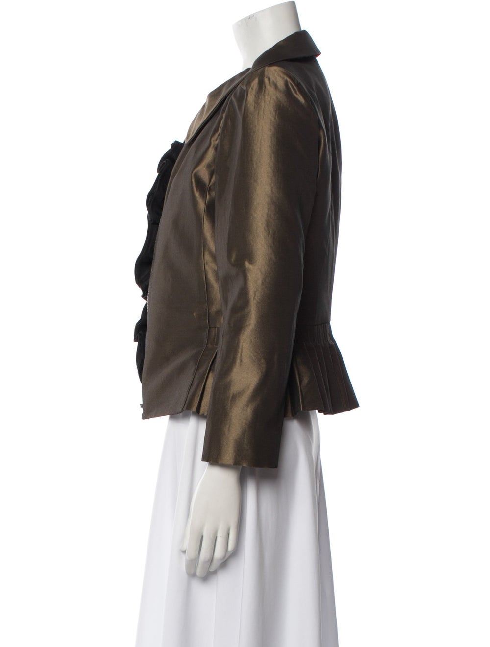 etcetera Evening Jacket Ruffle Embellishment & Po… - image 2