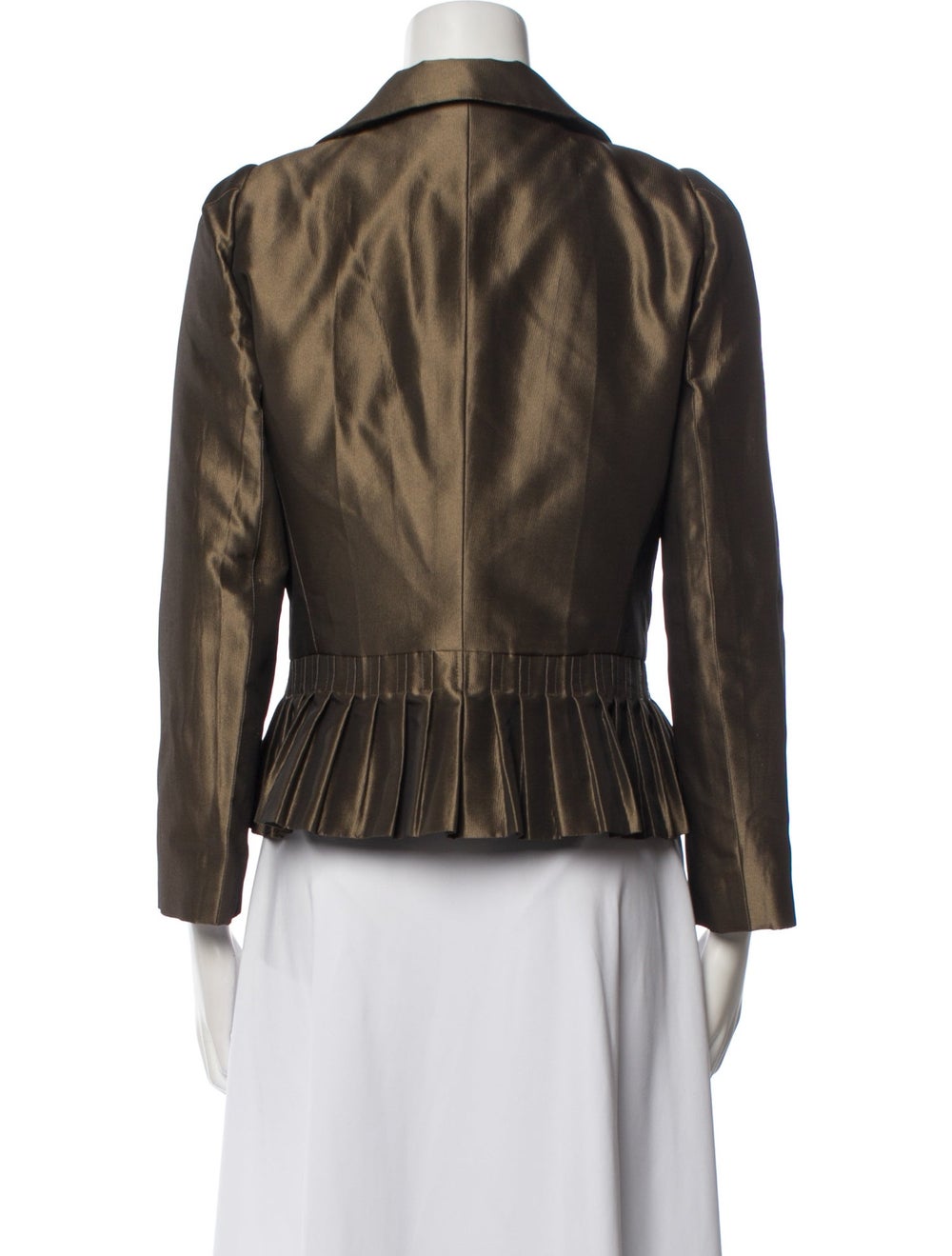 etcetera Evening Jacket Ruffle Embellishment & Po… - image 3