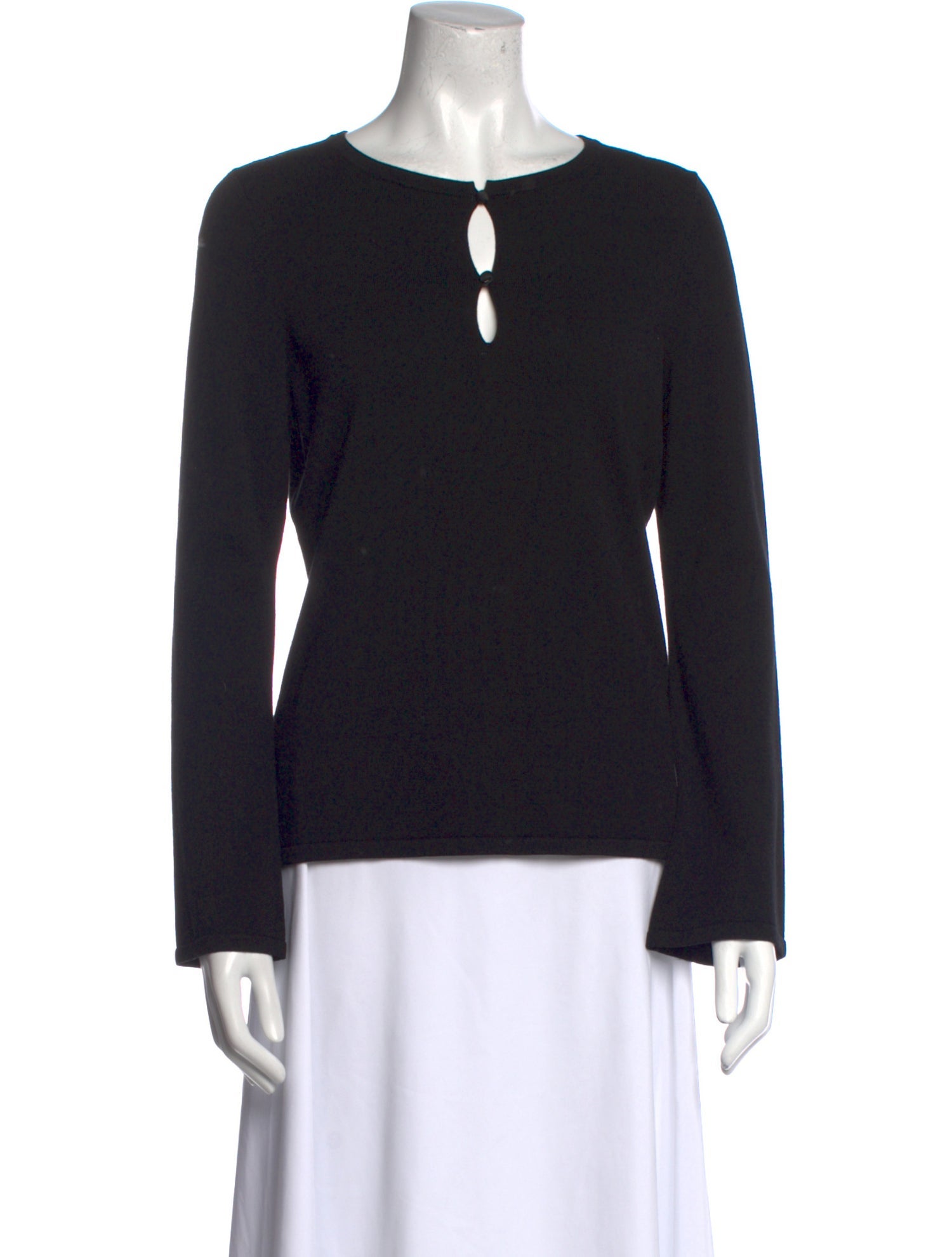 etcetera Bateau Neckline Long Sleeve Sweatshirt