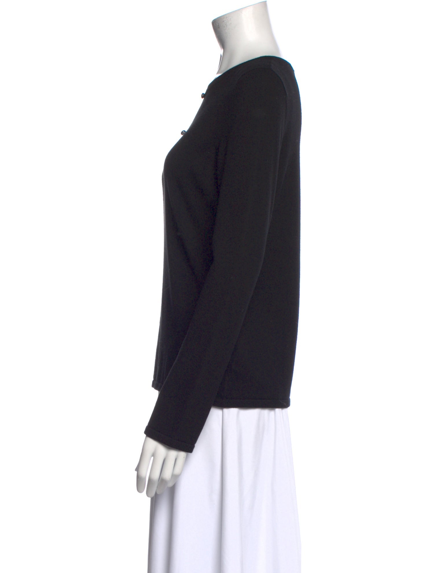 etcetera Bateau Neckline Long Sleeve Sweatshirt