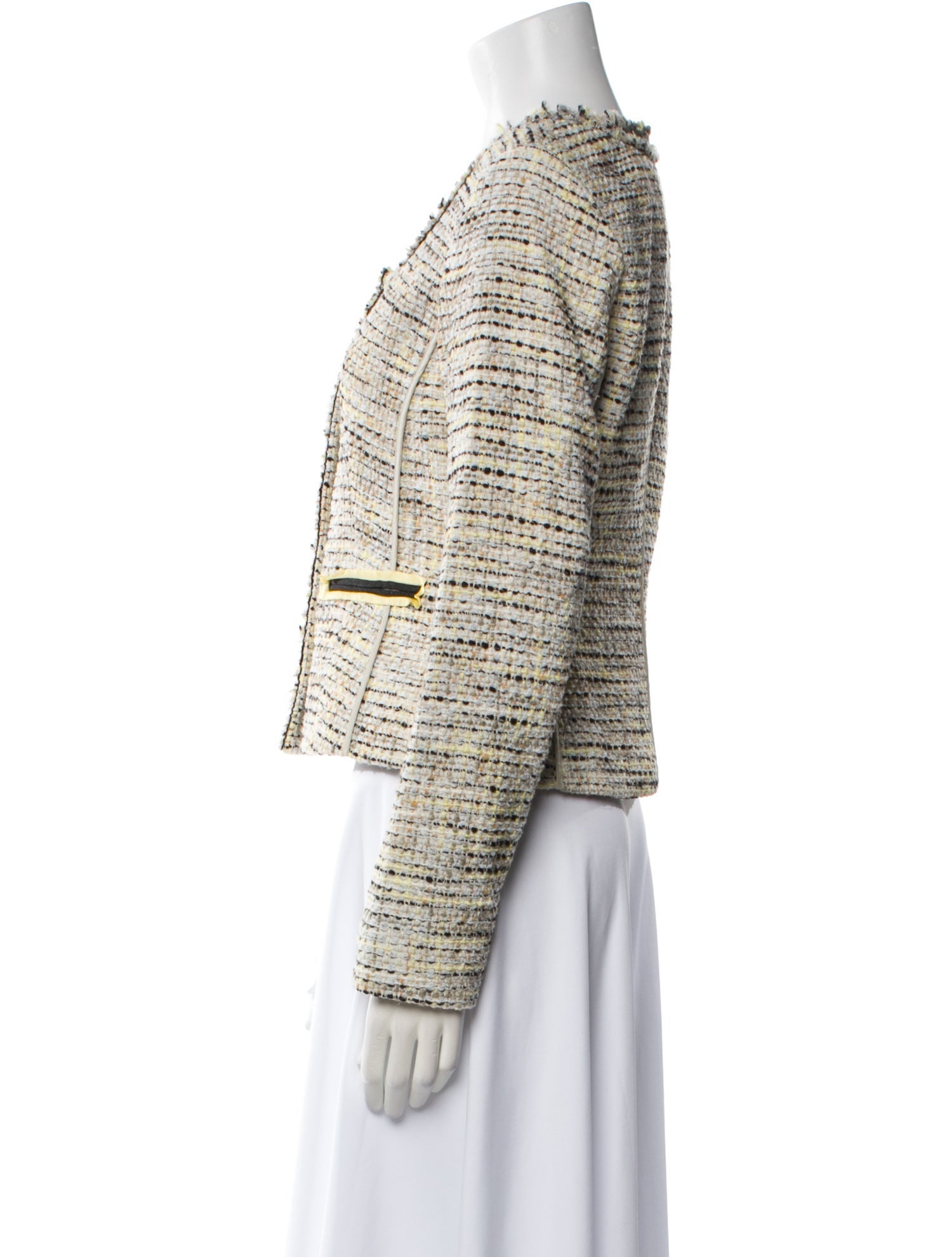 etcetera Tweed Pattern Evening Jacket