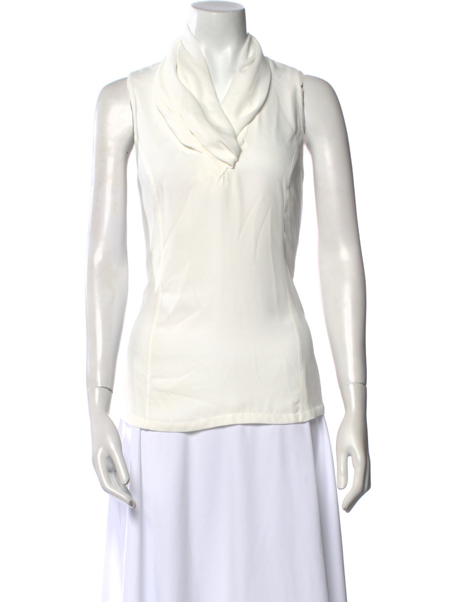 etcetera Cowl Neck Sleeveless Top