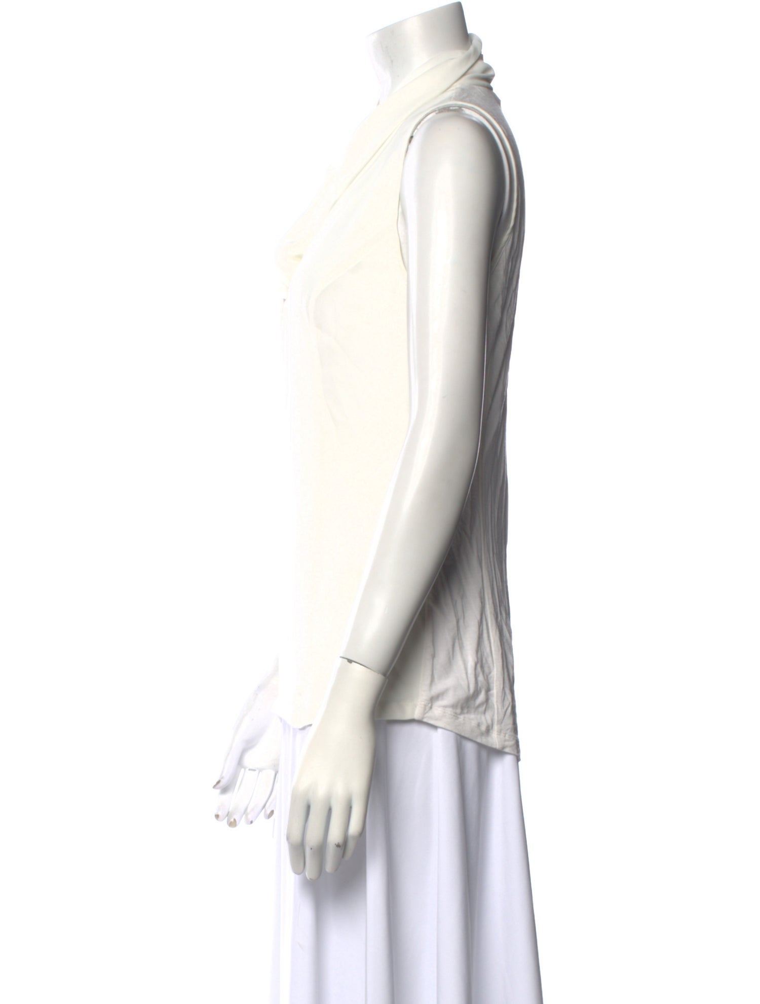 etcetera Cowl Neck Sleeveless Top