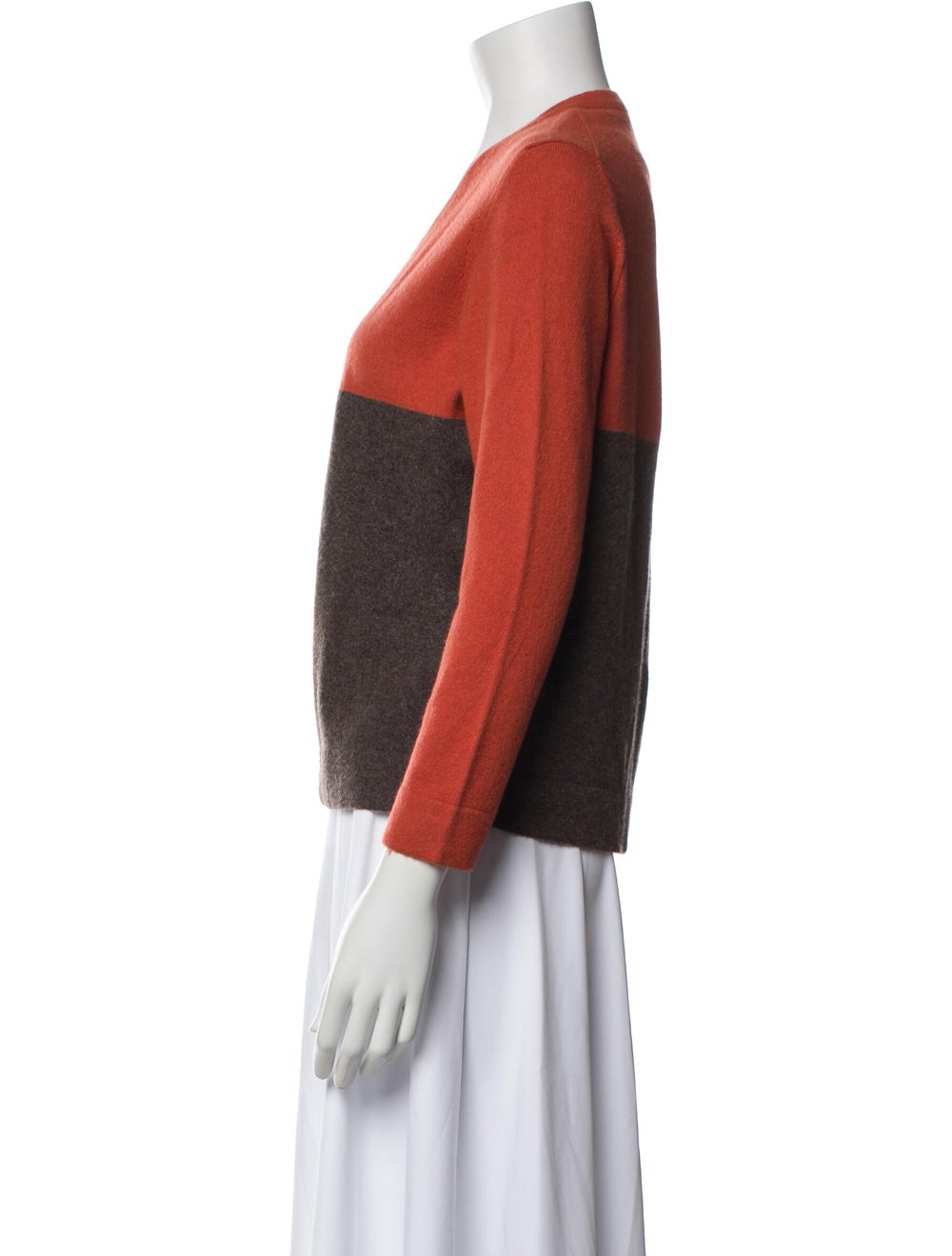 etcetera Colorblock Pattern V-Neck Top - image 2