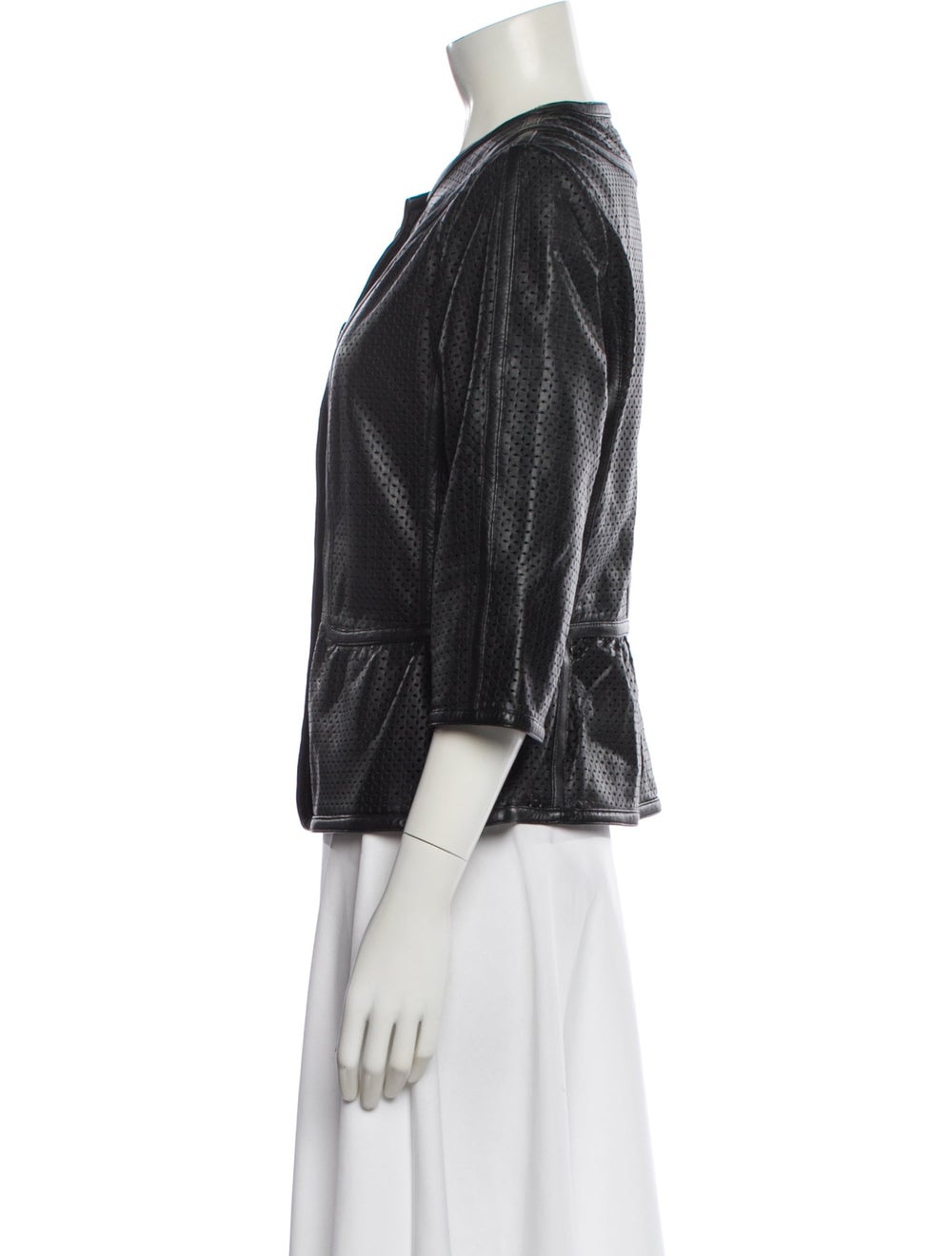 etcetera Leather Evening Jacket - image 2